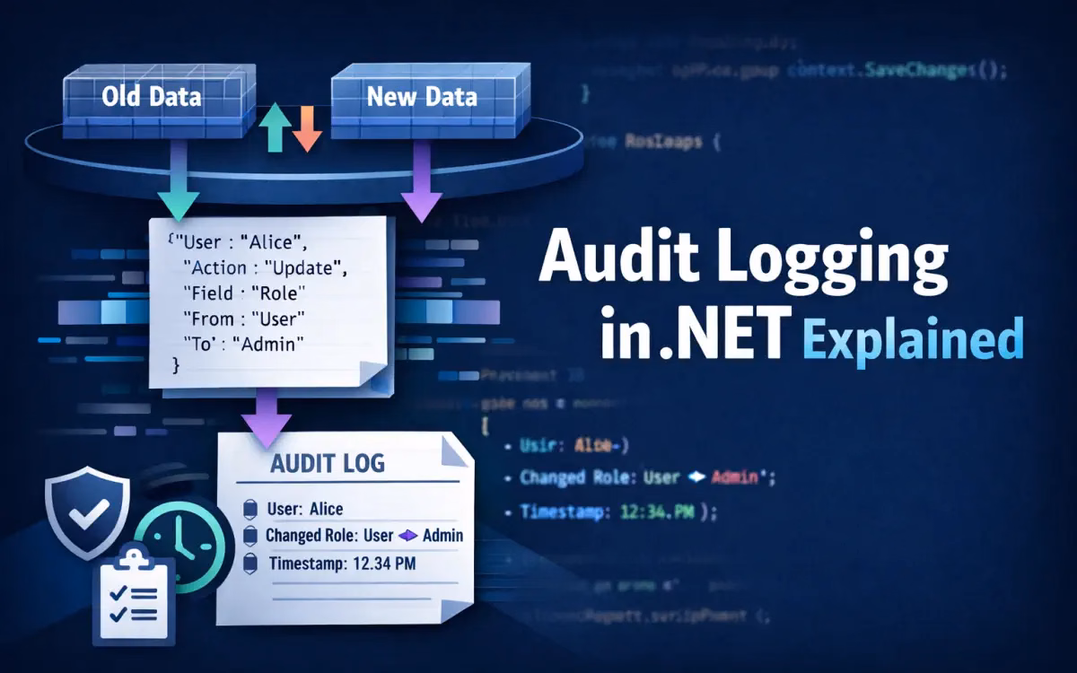 Implementing Audit Logging in .NET: Change Tracking, Compliance, and Queryable History