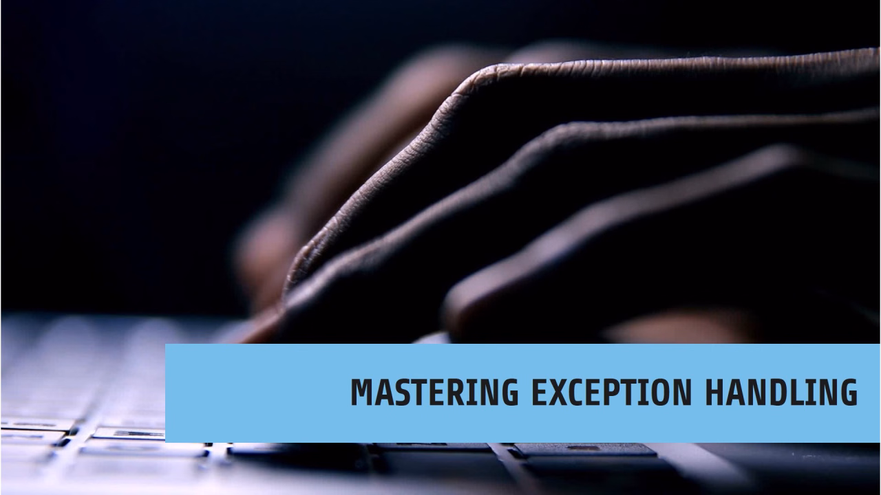 Mastering Exception Handling in .NET Best Practices and Techniques